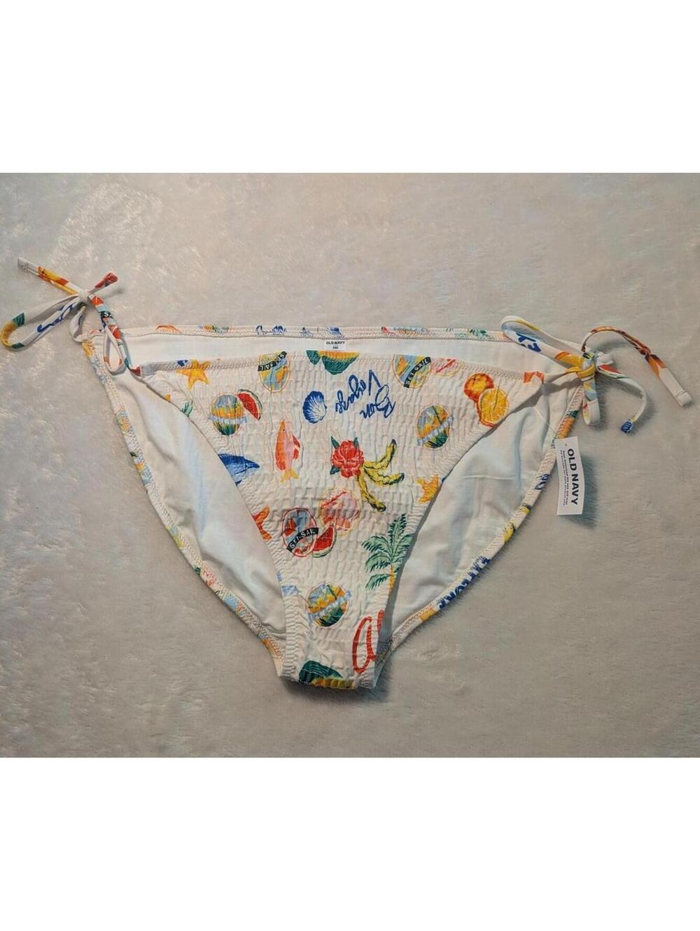 NWT Old Navy Women's XXL Tropical Print Bikini Bottoms